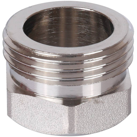 STOUT Разъемное соединение "американка" ВН, никелированное, уплотнение под гайкой по плоскости, 1/2?