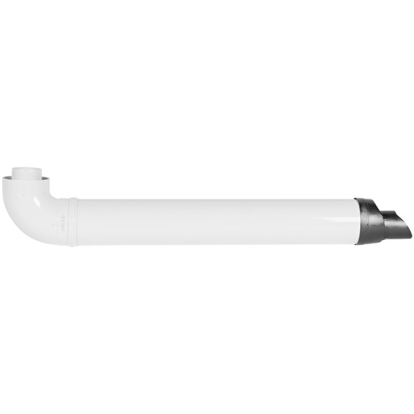 STOUT SCR-8125-251000 STOUT Комплект дымохода УНИВЕРСАЛЬНЫЙ традиц. коакс. D80/125, L1000 (хомут, накладки декоративные, рабочая длина 680мм), SCR-8125-251000