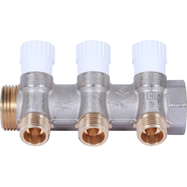 STOUT Коллекторы никелированные распределительные