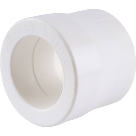 Kalde 90x63 Муфта переходная для полипропиленовых труб под сварку (цвет белый)