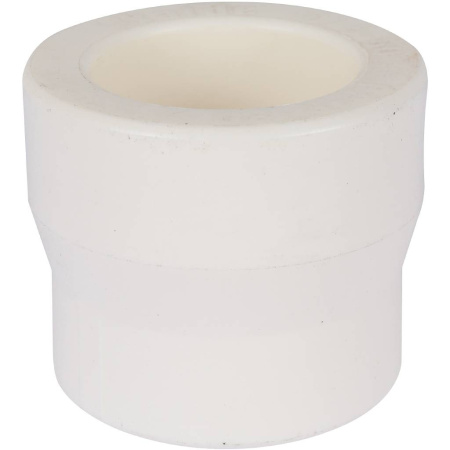 Kalde 75x50 Муфта переходная для полипропиленовых труб под сварку (цвет белый)