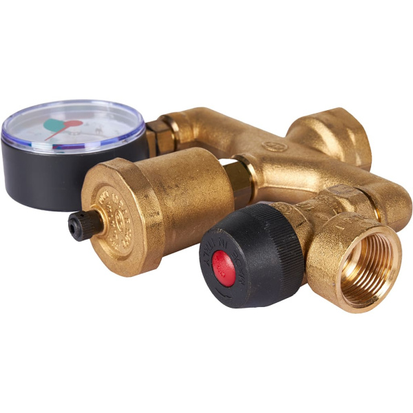 STOUT SVS-0040-055032 группа безопасности котла  (до 50 кВт) (в теплоизоляции) (503.528)