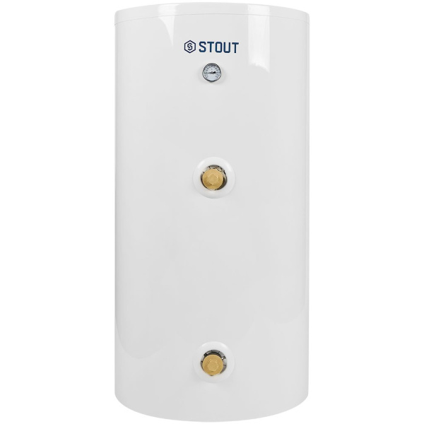 Бойлер косвенного нагрева напольный STOUT OptiBase SWH-2110 200 л с 2 теплообменниками, SWH-2110-200200