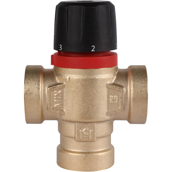 ROMMER RVM-0111-164320 ROMMER Термостатический смесительный клапан для систем отопления и ГВС 3/4  ВР 20-43°С KV 1,6 (боковое смешивание)