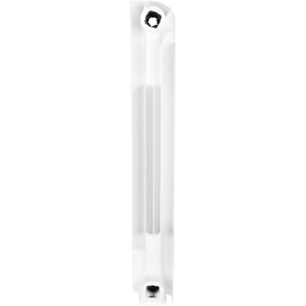 STOUT Bravo 500 8 секции радиатор алюминиевый нижнее правое подключение (белый RAL 9010)