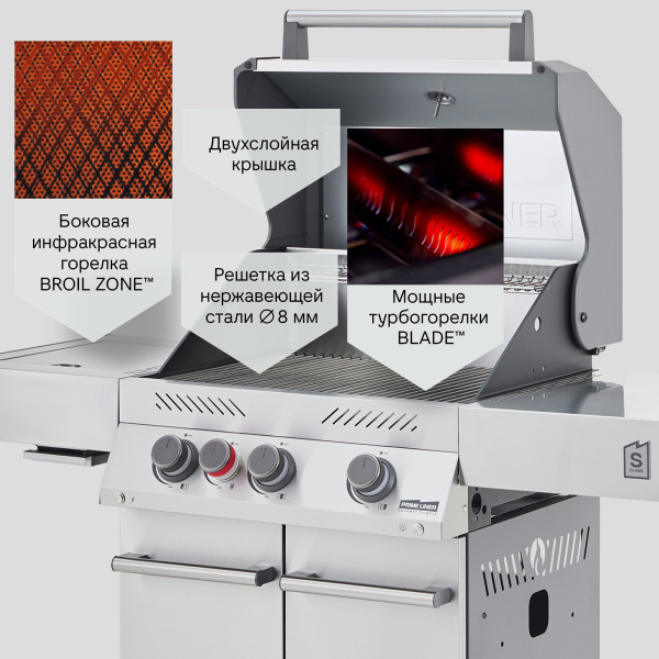Газовый гриль PRIMELINER S3