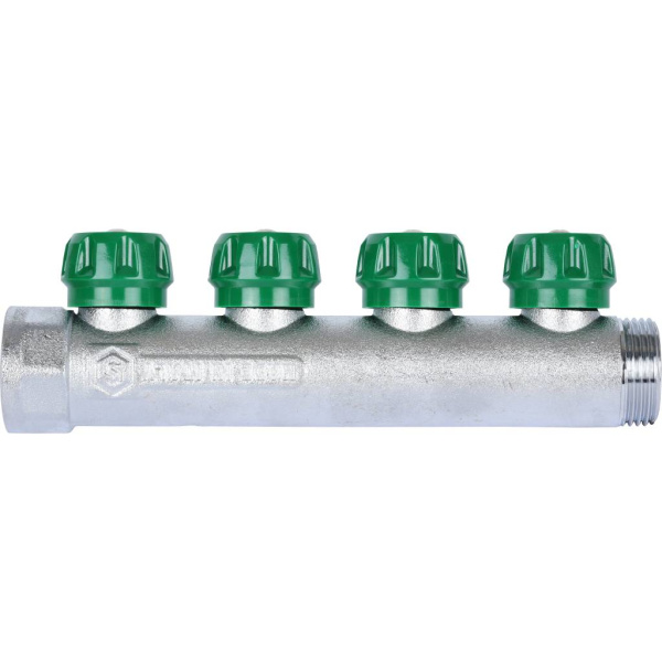 STOUT SMB-6850-011204 коллектор регулирующий 1 , 4 отвода 1/2