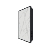 Отопительная панель STOUT WHITE STONE SCT 60*60 белый гранит / черный корпус, SCT-00WB-006060