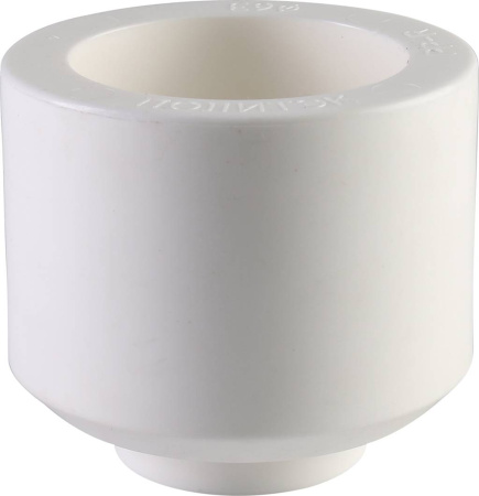 Политэк 63х25 Муфта переходная внутр./наруж. для полипропиленовых труб под сварку (цвет белый)