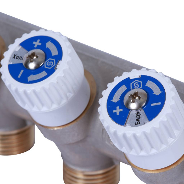 STOUT Коллекторы никелированные распределительные