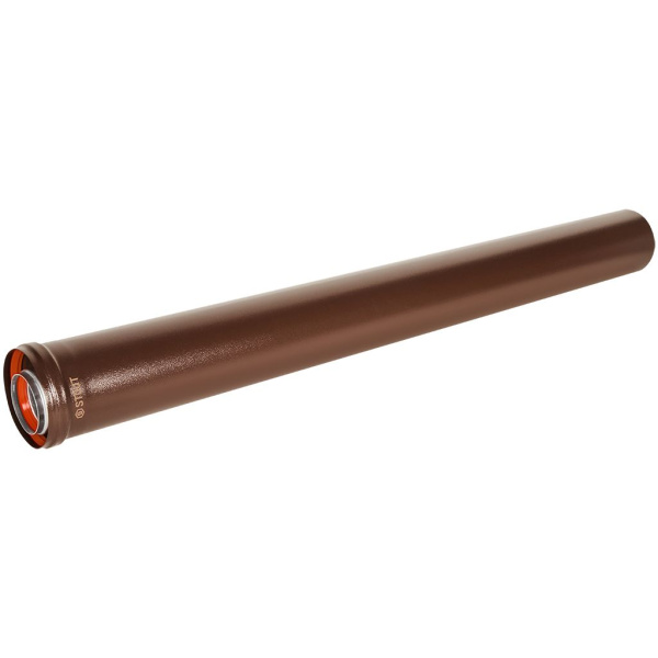 STOUT SCR-6010-701000 STOUT Удлинитель дымохода традиц. коакс. D60(п-м)/100(п-м), L1000, КОРИЧНЕВЫЙ, SCR-6010-701000