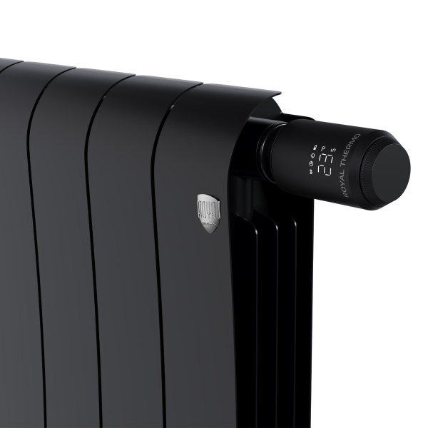 Термостат радиаторный электронный Royal Thermo Smart Heat 2.0, черный