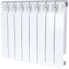 SRA-1310-050008 STOUT VEGA 500 8 секций радиатор алюминиевый боковое подключение (белый RAL 9016)