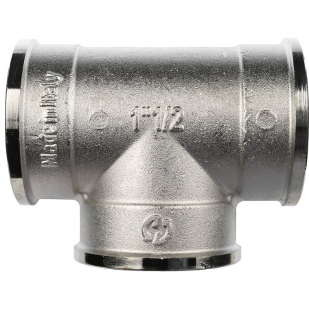 STOUT Тройник ВВ никелированный 1"1/2