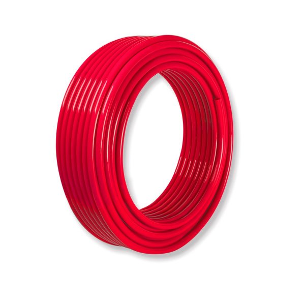 Труба ROMMER PEX из сшитого полиэтилена с кислородным слоем, красная, 20х2,0 (бухта 500 метров), RPX-0002-502020