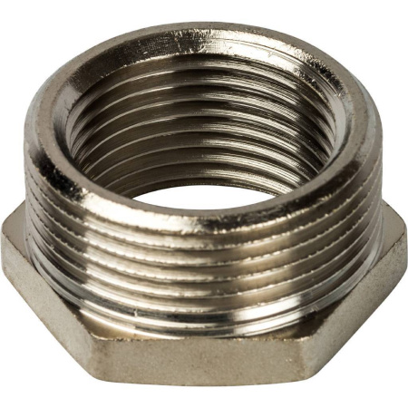 STOUT Футорка никелированная 1"1/2X1"1/4