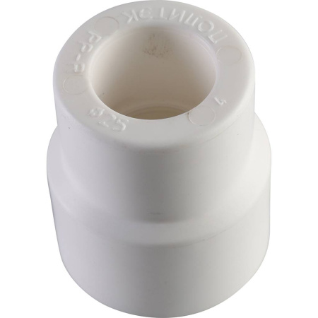 Политэк 25х20 Муфта переходная внутр./наруж. для полипропиленовых труб под сварку (цвет белый)