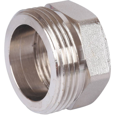 STOUT Разъемное соединение "американка" ВН, никелированное, уплотнение под гайкой по плоскости, 1?